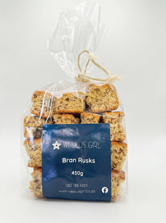 Weskus Girl Bran Rusks - 250g